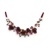 Collar Floral Burdeos Elena