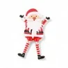 Broche Magnética de Papá Noel - Joya Festiva de Navidad Esmaltada