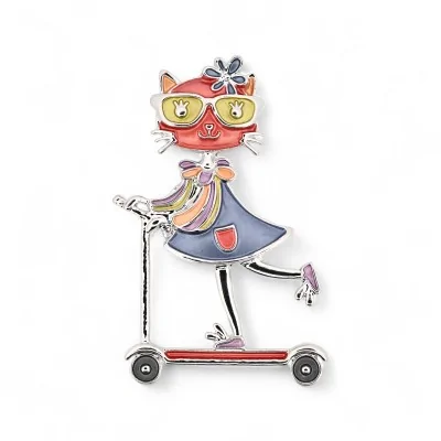 Broche Aimantée Chat Roux... Broche Aimantée Chat Roux...