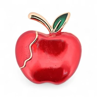 Broche Aimantée Pomme Rouge... Broche Aimantée Pomme Rouge...