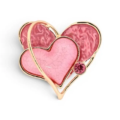 Broche Femme Cœurs...