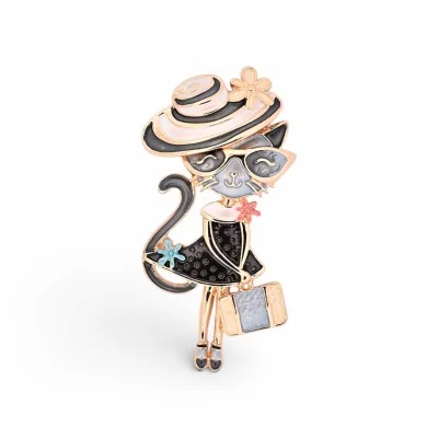 Broche Aimantée Chatte...