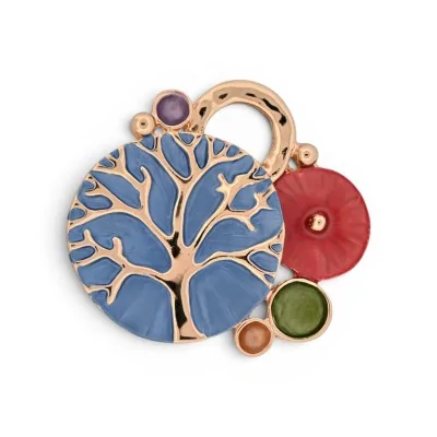 Broche aimantée femme Arbre...