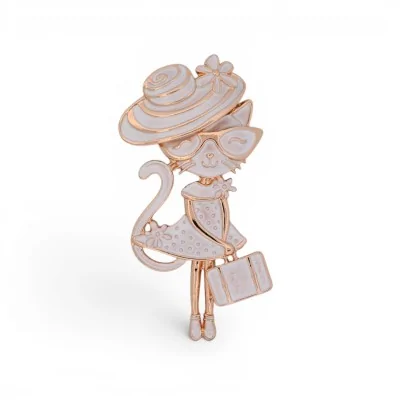 Broche Aimantée Chat...