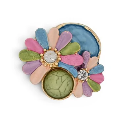 Broche Aimantée Fleurs...