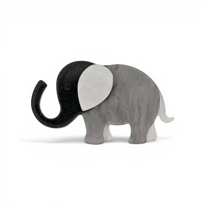 Broche Éléphant en Résine...