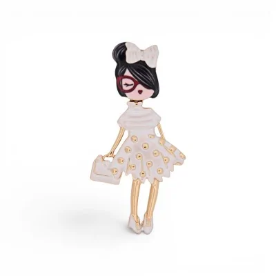 Broche Aimantée Femme Girly...