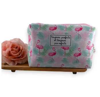 Pink Flamingo Toiletry Bag