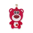 Red teddy bear keychain