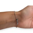 Silberne Armband-Handschelle