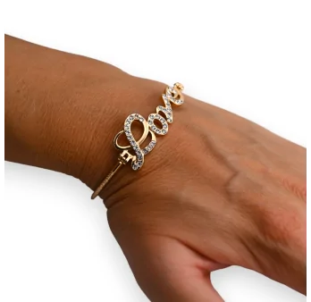 Bracelet LOVE doré