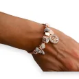 Bracelet rigide charms cuivré arbre de vie