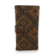 Cork wallet with multicolor graphics
