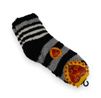 Black and grey striped Pilou sock