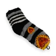 Black and grey striped Pilou sock