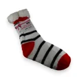 Striped black and white slipper sock Pilou