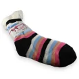 Socken Pantoffel Pilou gestreift bunt