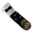 Sock slipper Pilou navy blue dog