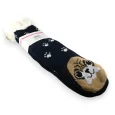 Sock slipper Pilou navy blue dog