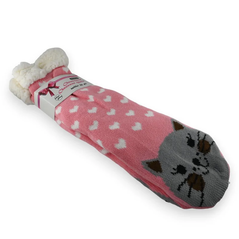 Chausson Chaussette Chat