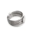 Silver Sun Steel Ring