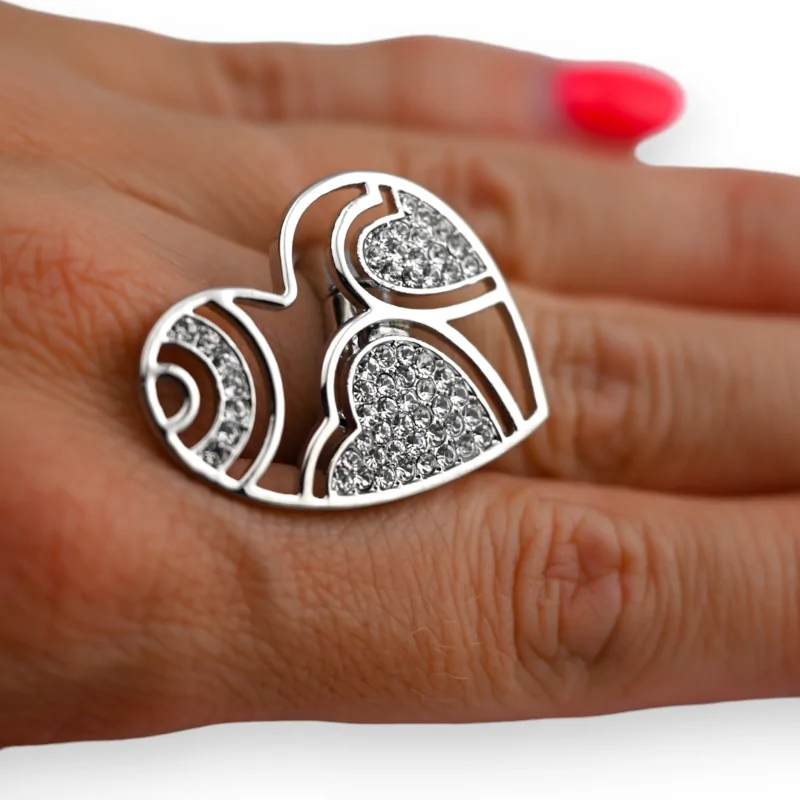 Silver Heart Ring