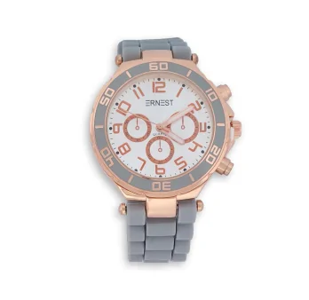 ERNEST Women's Silicone Watch in Gray
