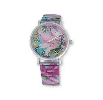 Reloj de mujer elástico con flores Ernesto E64001-007