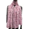 Foulard Fucsia con dettaglio dorato