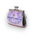 Portemonnaie in lila Tönen mit Metallverschlüssen von Sweet & Candy