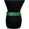 Ceinture synthétique élastique accordéon Vert Brésil