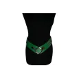 Ceinture synthétique élastique accordéon Vert Brésil