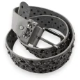 White Women's Studded Belt