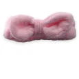 Fluffy pink Makeup Headband