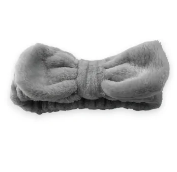 Fleece Makeup Headband - Grey