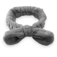 Fleece Makeup Headband - Grey