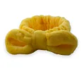 Fluffy Yellow Makeup Headband