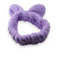 Soft purple makeup headband