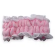 Women's rose embroidery make-up headband