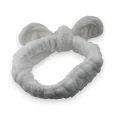 White Makeup Headband with Heart Knot