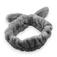 Grey Makeup Headband with Heart Knot for Women