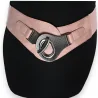 Ceinture fantaisie élastique femme vieux rose