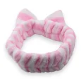 Pink and White Women's Makeup Headband