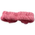 Dark pink makeup headband for women