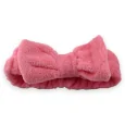 Dark pink makeup headband for women