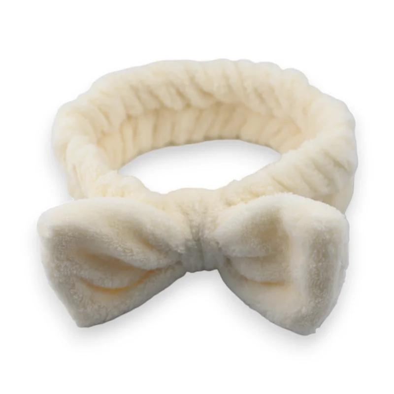 Makeup headband for women, beige