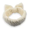 Makeup headband for women, beige