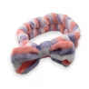White, Coral and Purple Makeup Headband for Women