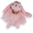 chicPortachiavi coniglio rosa shabby chic