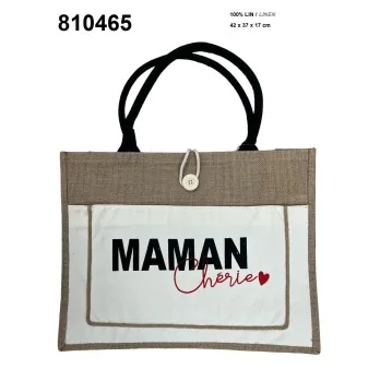 Personalized Mom Dear Shopping Bag